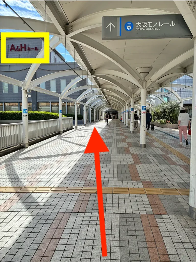 千里朝日阪急ビルへ地下鉄でお越しの場合06