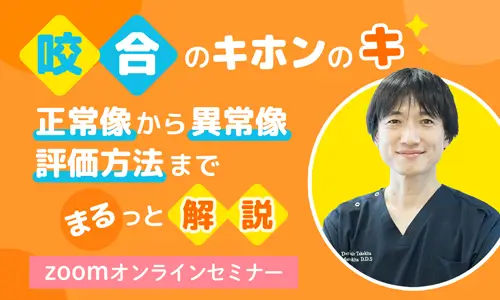 咬合のキホンのキ・正常像から異常像、評価方法までまるっと解説
